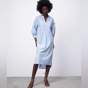 ZARA PIN TUCK TUNIC DRESS